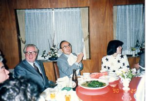 1990年12月、原宿・福禄寿でのクリスマス会
